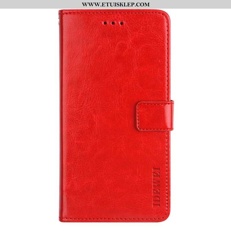 Etui Folio do Oppo Find X5 Lite Sztuczna Skóra Idewei W Stylu Vintage